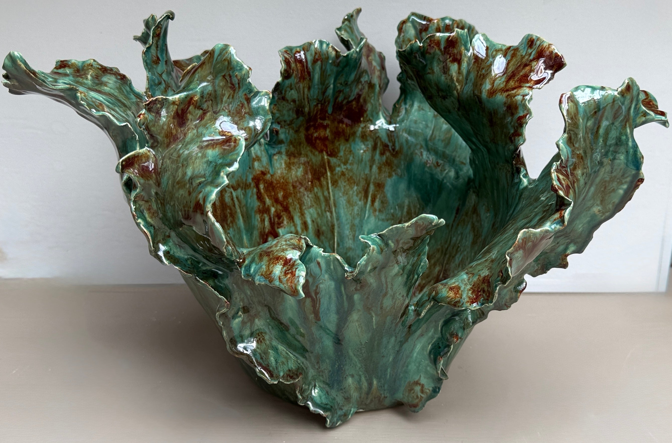 Verdigris Leaves