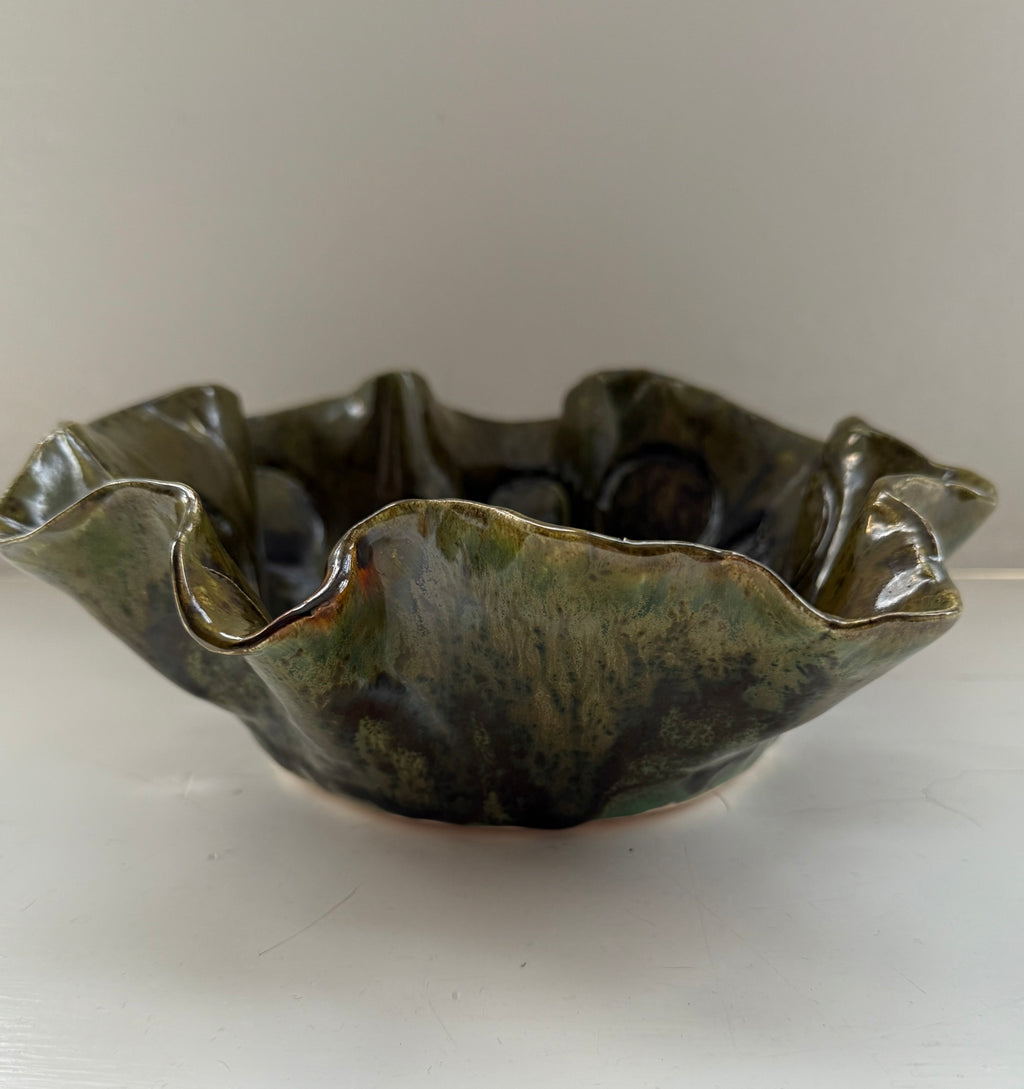 Olive and malachite