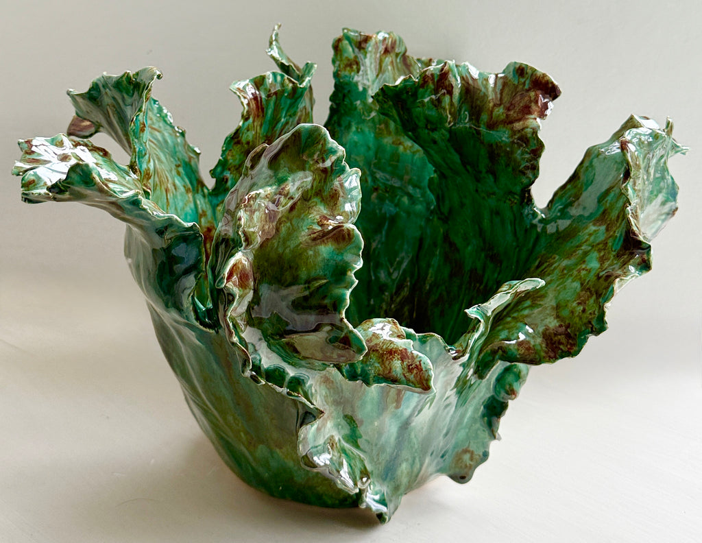 Verdigris Leaves